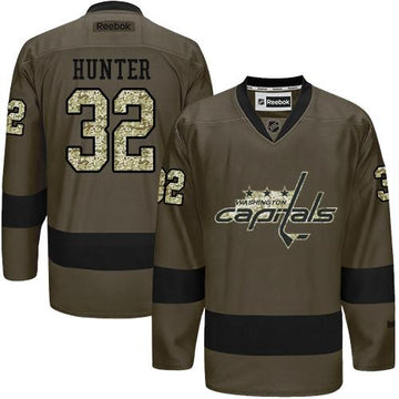 Dale Hunter Washington Capitals green Salute To Service jersey