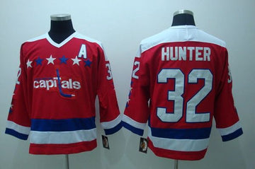 Hunter CCM Washington Capitals red Throwback jersey