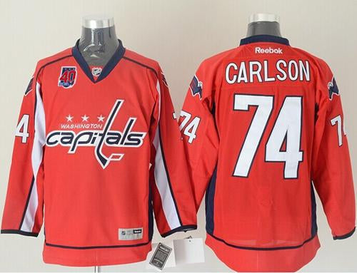 John Carlson Washington Capitals red jersey
