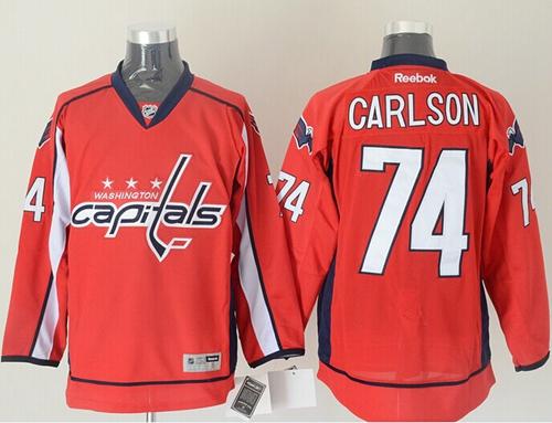 John Carlson Washington Capitals red jersey