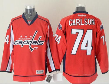 John Carlson Washington Capitals red jersey