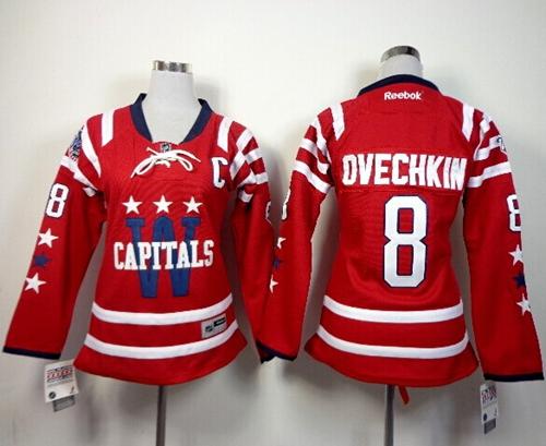 Alex Ovechkin Washington Capitals red Winter Classic jersey
