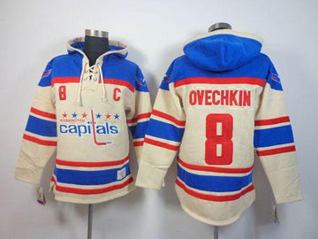 Alex Ovechkin Washington Capitals cream jersey