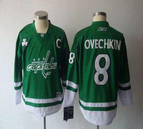 Alex Ovechkin Washington Capitals green jersey