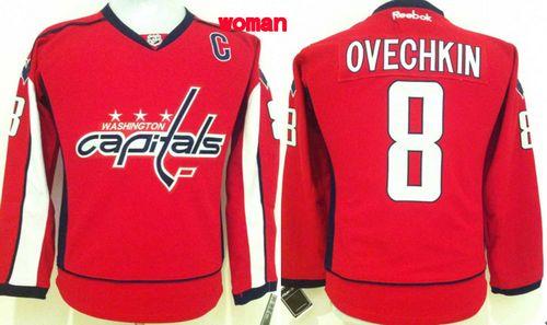Alex Ovechkin Washington Capitals red Home jersey