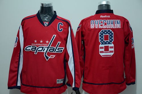 Alex Ovechkin Washington Capitals red Fashion jersey