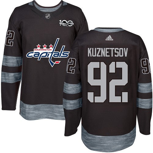 Evgeny Kuznetsov Washington Capitals black jersey