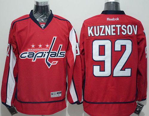 Evgeny Kuznetsov Washington Capitals red Home jersey