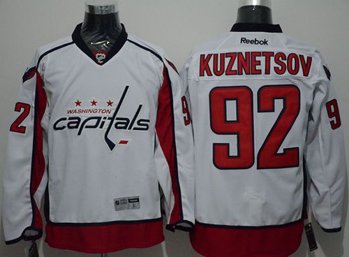 Evgeny Kuznetsov Washington Capitals white jersey