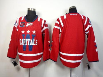 Custom Washington Capitals red Winter Classic jersey