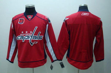 Custom Washington Capitals red jersey