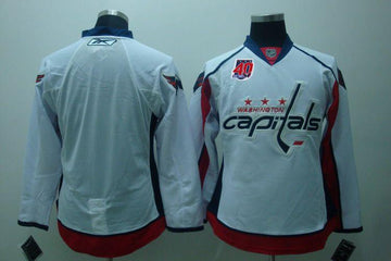 Custom Washington Capitals white jersey