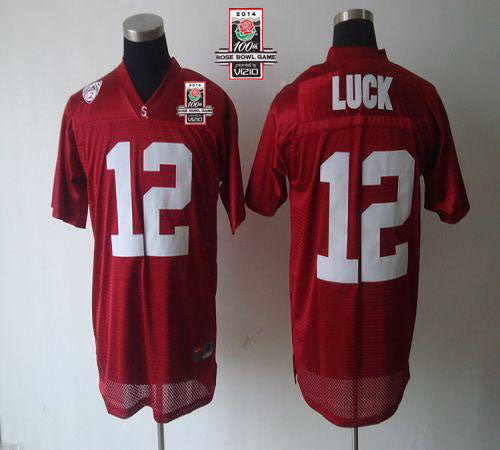 Andrew Luck Stanford Cardinal red jersey