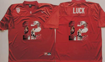 Andrew Luck Stanford Cardinal red Fashion jersey