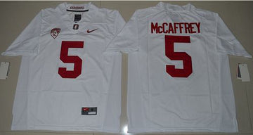 Christian McCaffrey Stanford Cardinal white jersey