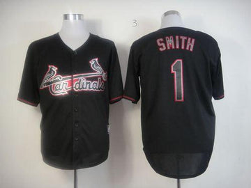 Ozzie Smith St. Louis Cardinals black Fashion jersey