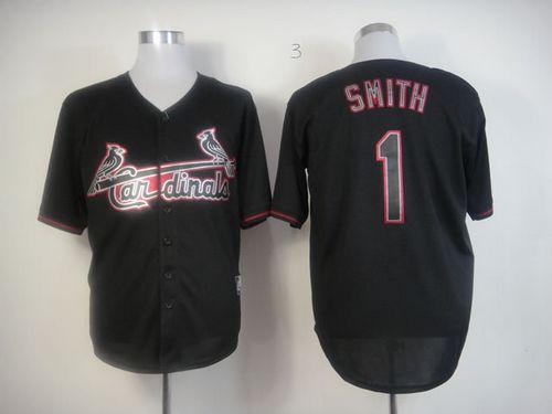 Ozzie Smith St. Louis Cardinals black Fashion jersey