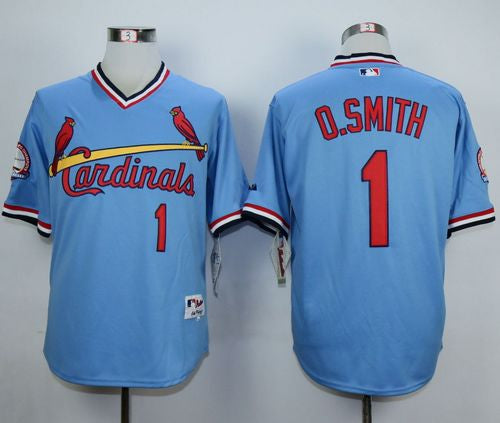 Ozzie Smith St. Louis Cardinals blue jersey
