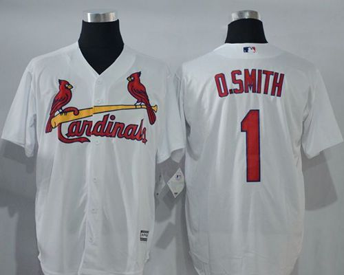Ozzie Smith St. Louis Cardinals white jersey