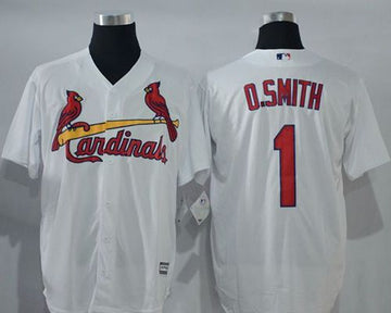 Ozzie Smith St. Louis Cardinals white jersey