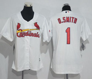 Ozzie Smith St. Louis Cardinals white Home jersey