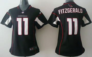 Larry Fitzgerald Arizona Cardinals black Elite jersey