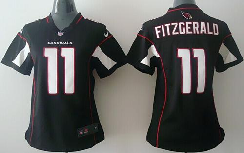 Larry Fitzgerald Arizona Cardinals black Elite jersey