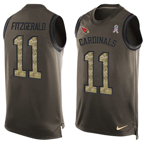 Larry Fitzgerald Arizona Cardinals green Salute To Service jersey