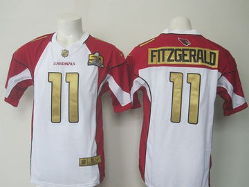 Larry Fitzgerald Arizona Cardinals white Elite jersey