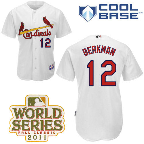Lance Berkman St. Louis Cardinals white jersey