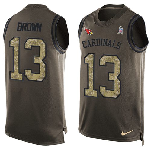 Jaron Brown Arizona Cardinals green Salute To Service jersey