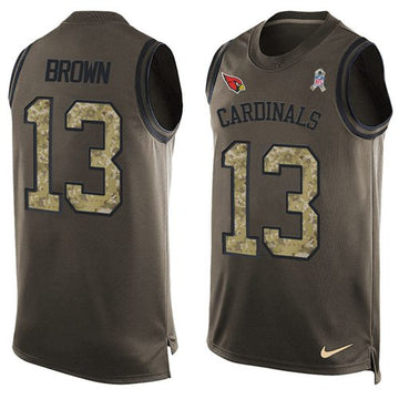Jaron Brown Arizona Cardinals green Salute To Service jersey