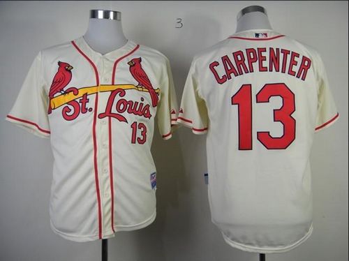 Matt Carpenter St. Louis Cardinals cream jersey