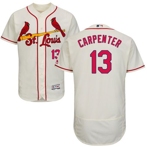 Matt Carpenter St. Louis Cardinals cream Authentic jersey