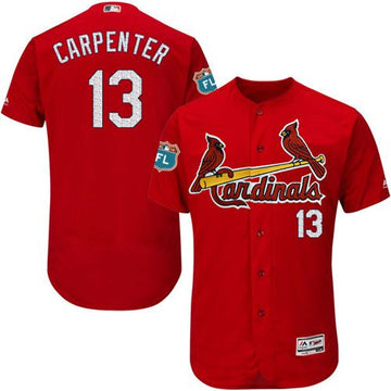 Matt Carpenter St. Louis Cardinals red Authentic jersey