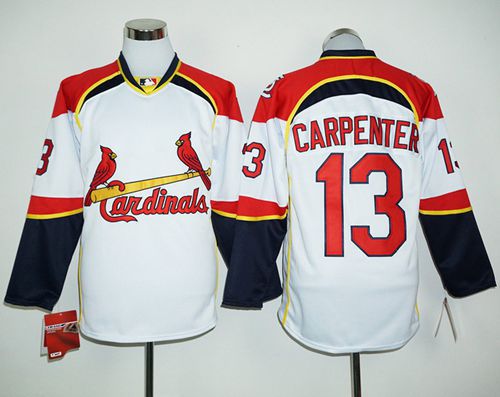 Matt Carpenter St. Louis Cardinals white-red jersey