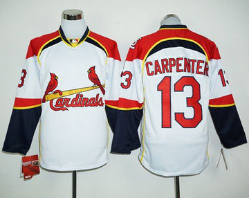 Matt Carpenter St. Louis Cardinals white-red jersey