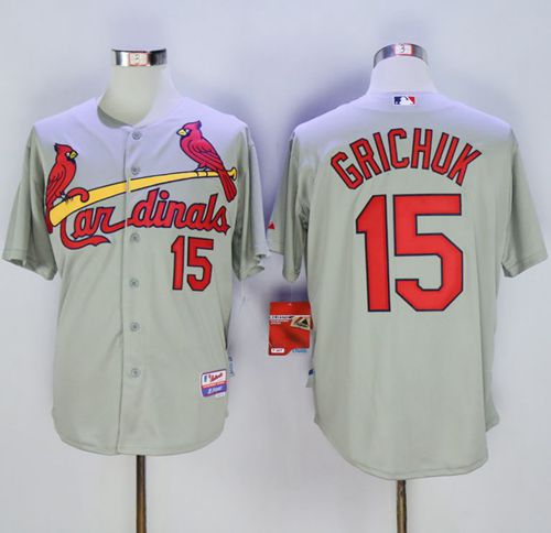 Randal Grichuk St. Louis Cardinals grey jersey