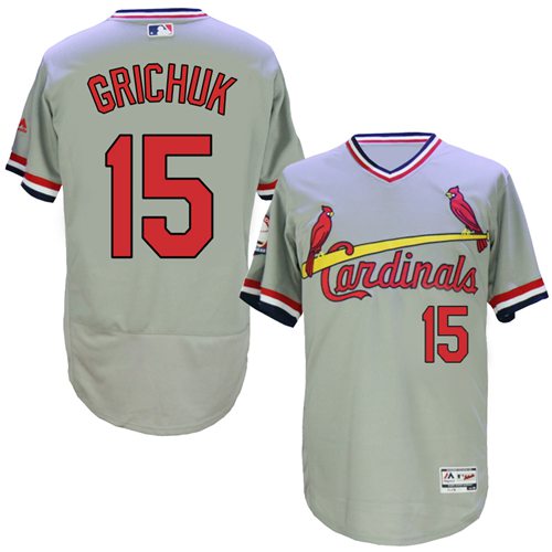 Randal Grichuk St. Louis Cardinals grey Authentic jersey