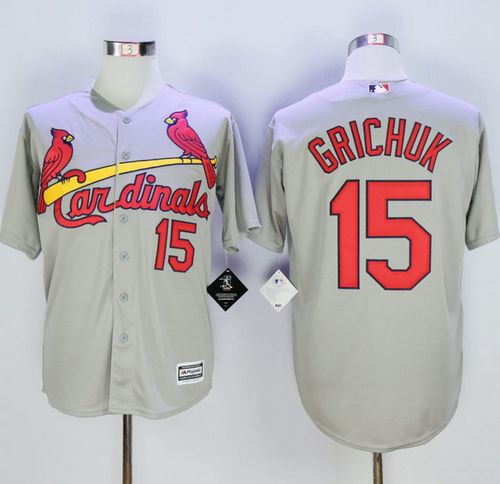 Randal Grichuk St. Louis Cardinals grey jersey