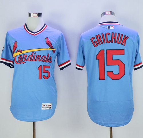 Randal Grichuk St. Louis Cardinals blue Authentic jersey