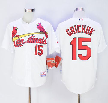 Randal Grichuk St. Louis Cardinals white jersey