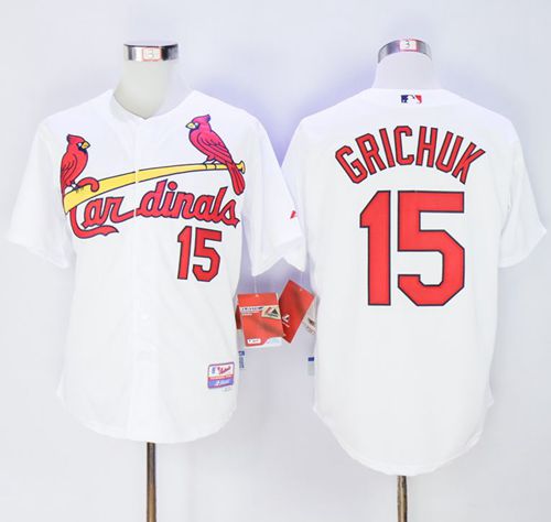 Randal Grichuk St. Louis Cardinals white jersey