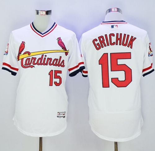 Randal Grichuk St. Louis Cardinals white Authentic jersey