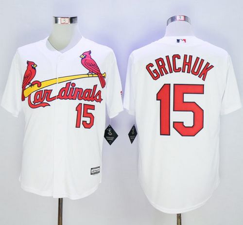 Randal Grichuk St. Louis Cardinals white jersey