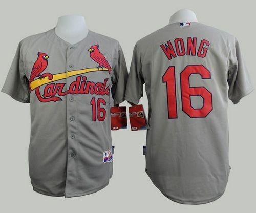 Kolten Wong St. Louis Cardinals grey jersey