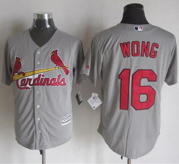 Kolten Wong St. Louis Cardinals grey jersey