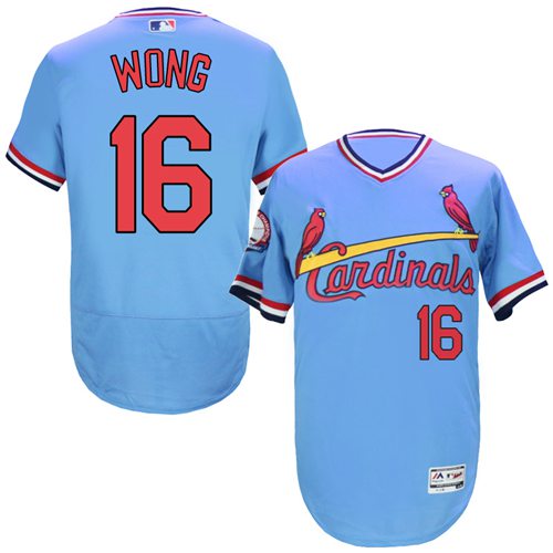 Kolten Wong St. Louis Cardinals blue Authentic jersey