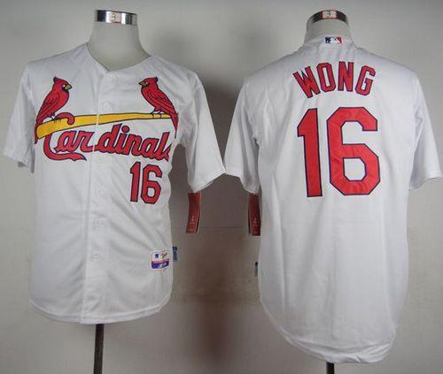 Kolten Wong St. Louis Cardinals white jersey