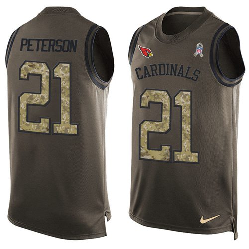 Patrick Peterson Arizona Cardinals green Salute To Service jersey